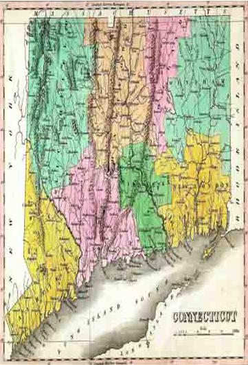 map of connecticut