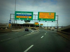 Image of highway signs
