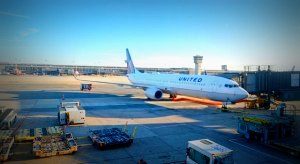 Image of airplane at Newark Liberty International Airport