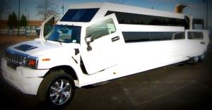 White Double Decker Limousine
